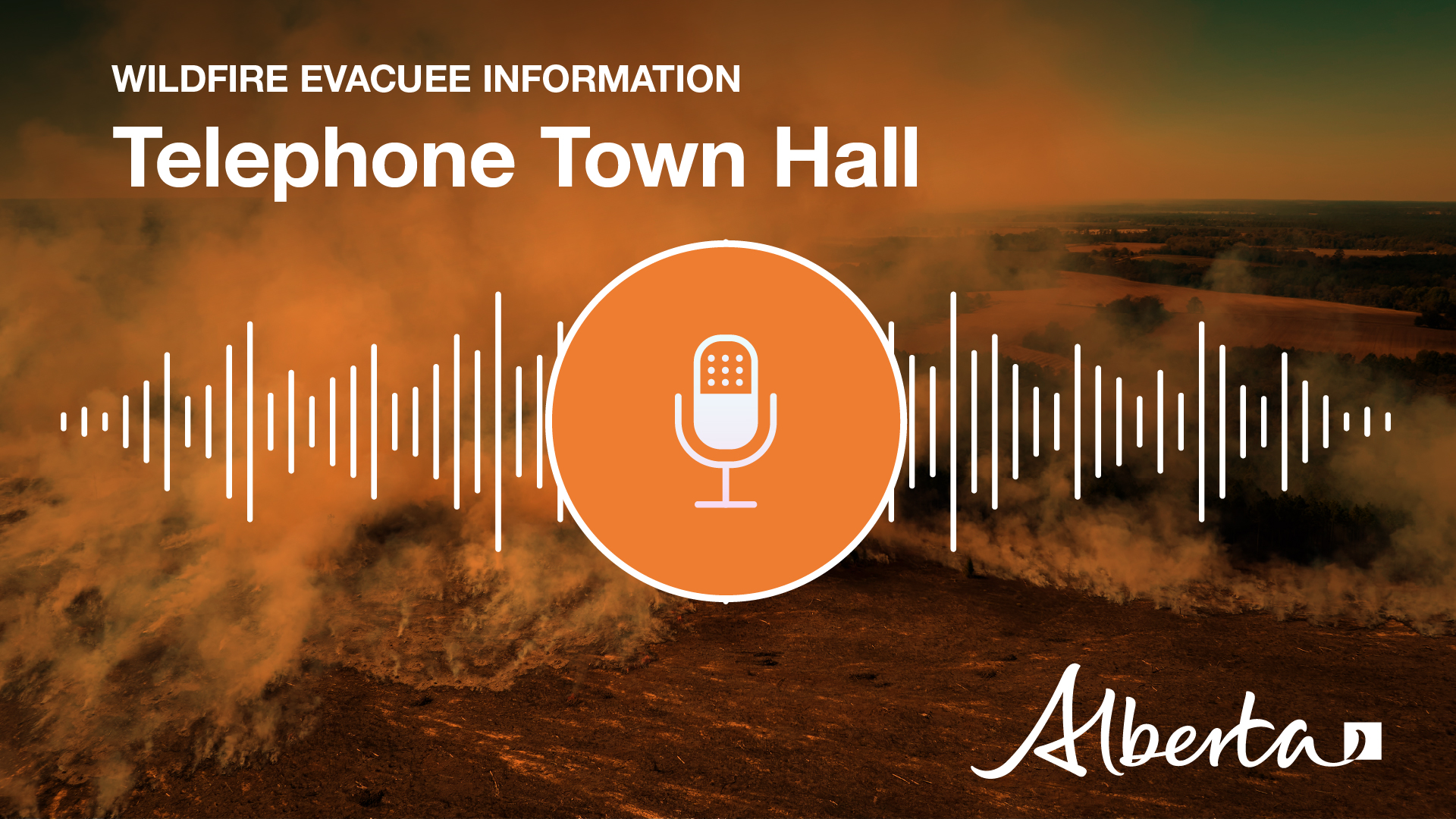 Government of Alberta — Wildfire Evacuee Information Telephone Town Hall · May 15, 2023